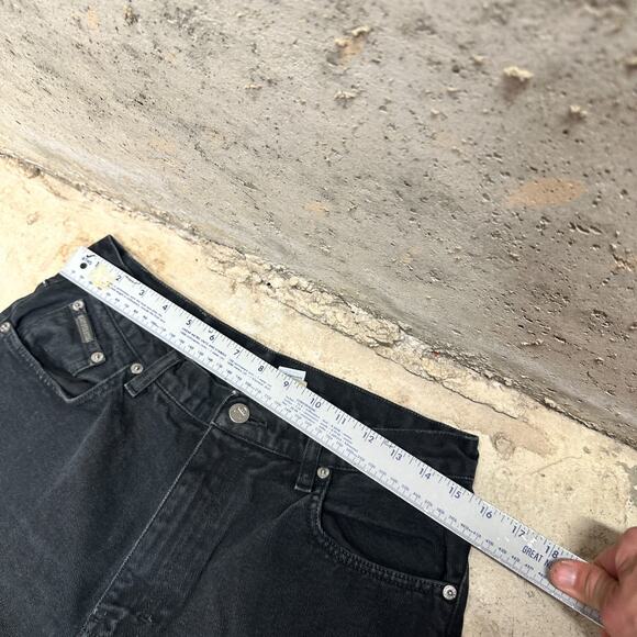 Calvin Klein Men Denim Jeans Black Sz 32W x 30L Straight Leg Relaxed Fit VTG - Picture 5 of 6